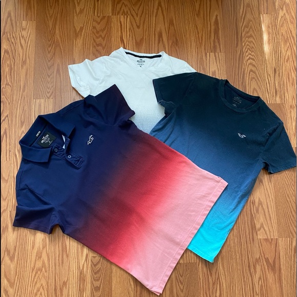 Hollister Other - Hollister 3-Shirts / Polo Men’s SET Cotton, s S/M